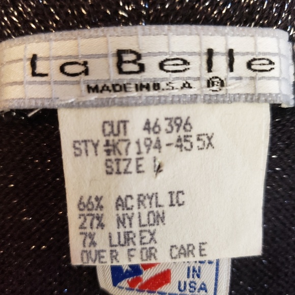 La Belle cowl neck sleeveless top size Large - Picture 4 of 5